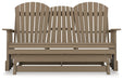 Hyland wave Outdoor Glider Loveseat - World Furniture Gallery (Newark, CA)