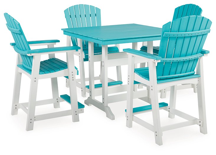 Eisely Outdoor Dining Set - World Furniture Gallery (Newark, CA)