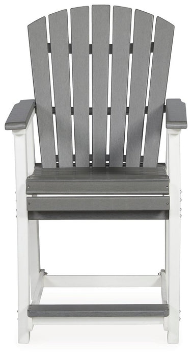 Transville Outdoor Counter Height Bar Stool (Set of 2) - World Furniture Gallery (Newark, CA)