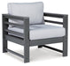 Amora Outdoor Lounge Chair with Cushion (Set of 2) - World Furniture Gallery (Newark, CA)