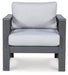 Amora Outdoor Lounge Chair with Cushion (Set of 2) - World Furniture Gallery (Newark, CA)