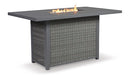 Palazzo Outdoor Bar Table with Fire Pit - World Furniture Gallery (Newark, CA)
