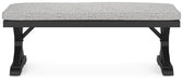 Beachcroft Outdoor Bench with Cushion - World Furniture Gallery (Newark, CA)