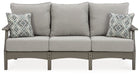 Visola Outdoor Sofa with Cushion - World Furniture Gallery (Newark, CA)