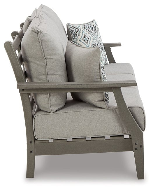 Visola Outdoor Sofa with Cushion - World Furniture Gallery (Newark, CA)