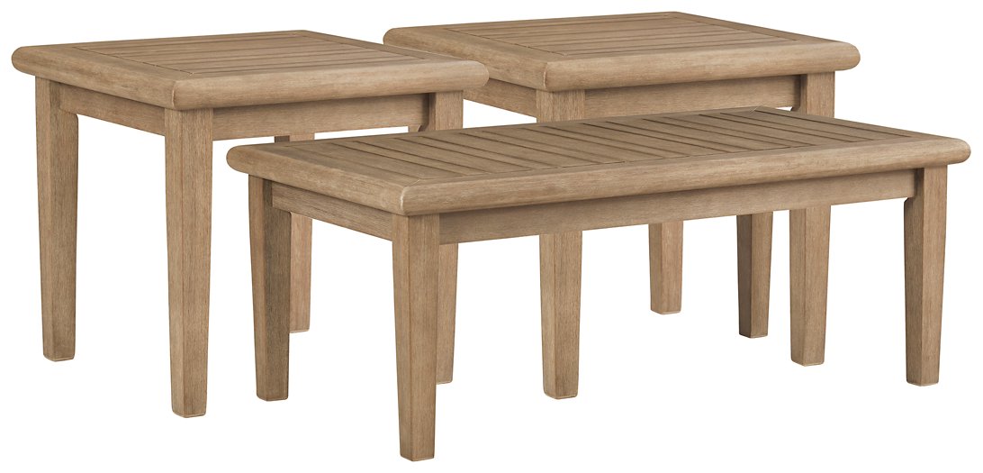 Gerianne Outdoor Occasional Table Set - World Furniture Gallery (Newark, CA)