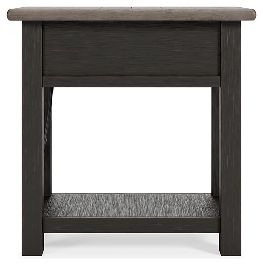 Tyler Creek Chairside End Table - World Furniture Gallery (Newark, CA)