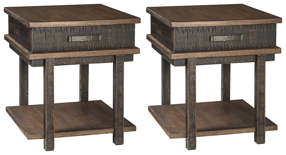 Stanah End Table Set - World Furniture Gallery (Newark, CA)