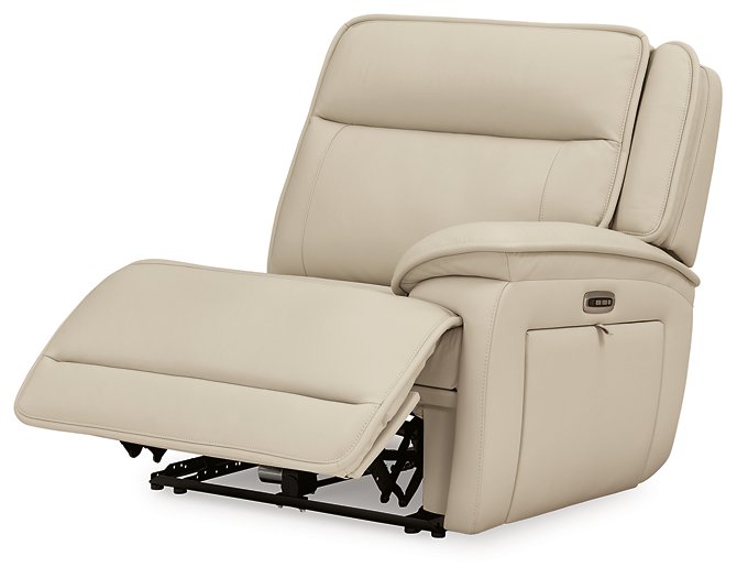 Double Deal Power Reclining Loveseat Sectional with Console - World Furniture Gallery (Newark, CA)