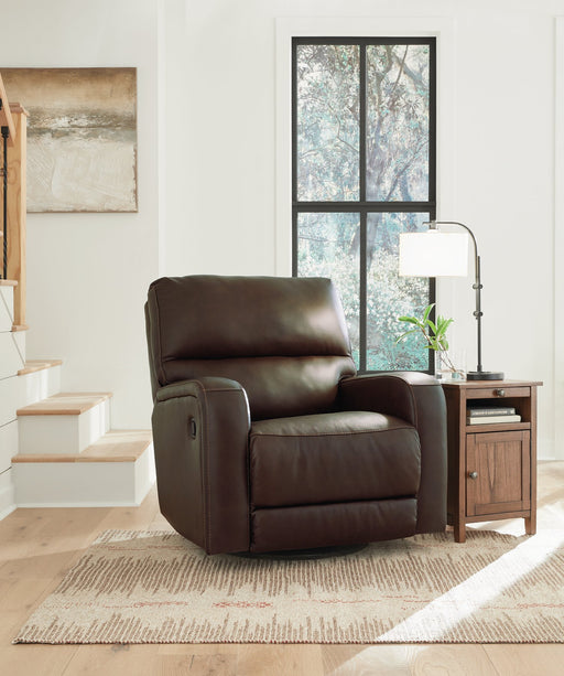 Emberla Swivel Glider Recliner - World Furniture Gallery (Newark, CA)