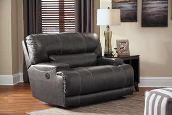 McCaskill Oversized Power Recliner - World Furniture Gallery (Newark, CA)