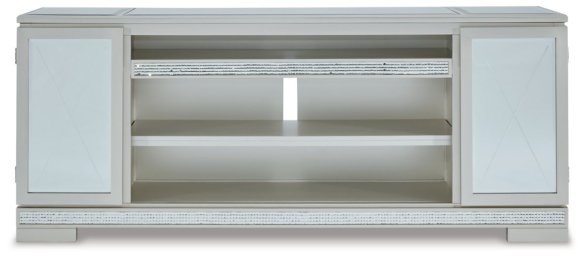 Flamory 72" TV Stand with Electric Fireplace - World Furniture Gallery (Newark, CA)